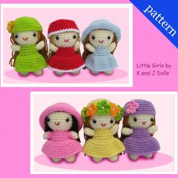PDF Crochet Pattern for Little Girls